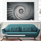 The Tulip Staircase, Greenwich by Nick Jackson on GIANT ART - black architectural