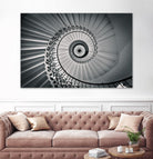 The Tulip Staircase, Greenwich by Nick Jackson on GIANT ART - black architectural