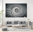 The Tulip Staircase, Greenwich by Nick Jackson on GIANT ART - black architectural