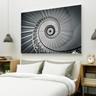 The Tulip Staircase, Greenwich by Nick Jackson on GIANT ART - black architectural