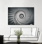 The Tulip Staircase, Greenwich by Nick Jackson on GIANT ART - black architectural