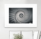 The Tulip Staircase, Greenwich by Nick Jackson on GIANT ART - black architectural