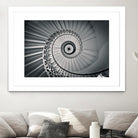 The Tulip Staircase, Greenwich by Nick Jackson on GIANT ART - black architectural