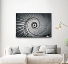 The Tulip Staircase, Greenwich by Nick Jackson on GIANT ART - black architectural