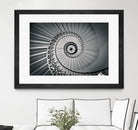 The Tulip Staircase, Greenwich by Nick Jackson on GIANT ART - black architectural