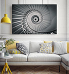 The Tulip Staircase, Greenwich by Nick Jackson on GIANT ART - black architectural