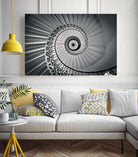 The Tulip Staircase, Greenwich by Nick Jackson on GIANT ART - black architectural