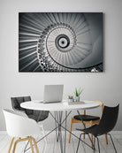 The Tulip Staircase, Greenwich by Nick Jackson on GIANT ART - black architectural