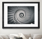 The Tulip Staircase, Greenwich by Nick Jackson on GIANT ART - black architectural