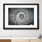 The Tulip Staircase, Greenwich by Nick Jackson on GIANT ART - black architectural