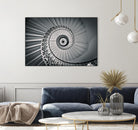 The Tulip Staircase, Greenwich by Nick Jackson on GIANT ART - black architectural