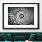 The Tulip Staircase, Greenwich by Nick Jackson on GIANT ART - black architectural