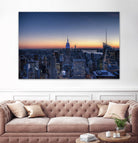 Top of the Rockefeller Center, New York by Nick Jackson on GIANT ART - blue city scene