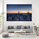 Top of the Rockefeller Center, New York by Nick Jackson on GIANT ART - blue city scene
