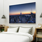 Top of the Rockefeller Center, New York by Nick Jackson on GIANT ART - blue city scene