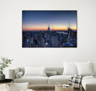 Top of the Rockefeller Center, New York by Nick Jackson on GIANT ART - blue city scene