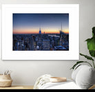 Top of the Rockefeller Center, New York by Nick Jackson on GIANT ART - blue city scene