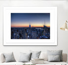 Top of the Rockefeller Center, New York by Nick Jackson on GIANT ART - blue city scene