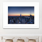 Top of the Rockefeller Center, New York by Nick Jackson on GIANT ART - blue city scene