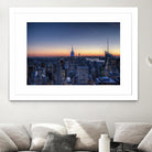 Top of the Rockefeller Center, New York by Nick Jackson on GIANT ART - blue city scene