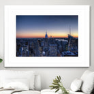 Top of the Rockefeller Center, New York by Nick Jackson on GIANT ART - blue city scene