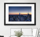 Top of the Rockefeller Center, New York by Nick Jackson on GIANT ART - blue city scene