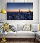 Top of the Rockefeller Center, New York by Nick Jackson on GIANT ART - blue city scene