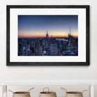 Top of the Rockefeller Center, New York by Nick Jackson on GIANT ART - blue city scene