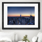 Top of the Rockefeller Center, New York by Nick Jackson on GIANT ART - blue city scene