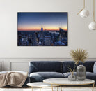 Top of the Rockefeller Center, New York by Nick Jackson on GIANT ART - blue city scene