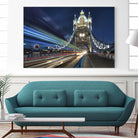 Tower Bridge traffic by Nick Jackson on GIANT ART - green city scene