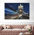 Tower Bridge traffic by Nick Jackson on GIANT ART - green city scene