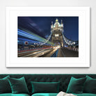 Tower Bridge traffic by Nick Jackson on GIANT ART - green city scene