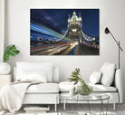 Tower Bridge traffic by Nick Jackson on GIANT ART - green city scene