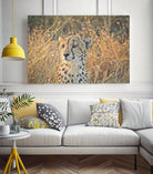 Watching her cubs by Nick Jackson on GIANT ART - black animals