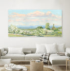 Apple Orchards & Cotton Candy Clouds by Ron Simpkins on GIANT ART - blue landscape