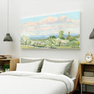 Apple Orchards & Cotton Candy Clouds by Ron Simpkins on GIANT ART - blue landscape