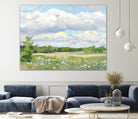 Blue Chickory Fields by Ron Simpkins on GIANT ART - blue landscape