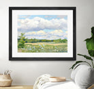 Blue Chickory Fields by Ron Simpkins on GIANT ART - green landscape canadiens