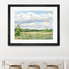 Blue Chickory Fields by Ron Simpkins on GIANT ART - green landscape canadiens