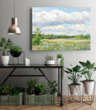 Blue Chickory Fields by Ron Simpkins on GIANT ART - green landscape canadiens