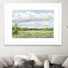 Blue Chickory Fields by Ron Simpkins on GIANT ART - green landscape canadien