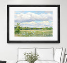 Blue Chickory Fields by Ron Simpkins on GIANT ART - green landscape canadien