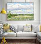 Blue Chickory Fields by Ron Simpkins on GIANT ART - blue landscape