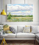 Blue Chickory Fields by Ron Simpkins on GIANT ART - green landscape canadien