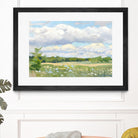 Blue Chickory Fields by Ron Simpkins on GIANT ART - green landscape canadien