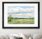 Blue Chickory Fields by Ron Simpkins on GIANT ART - green landscape canadien