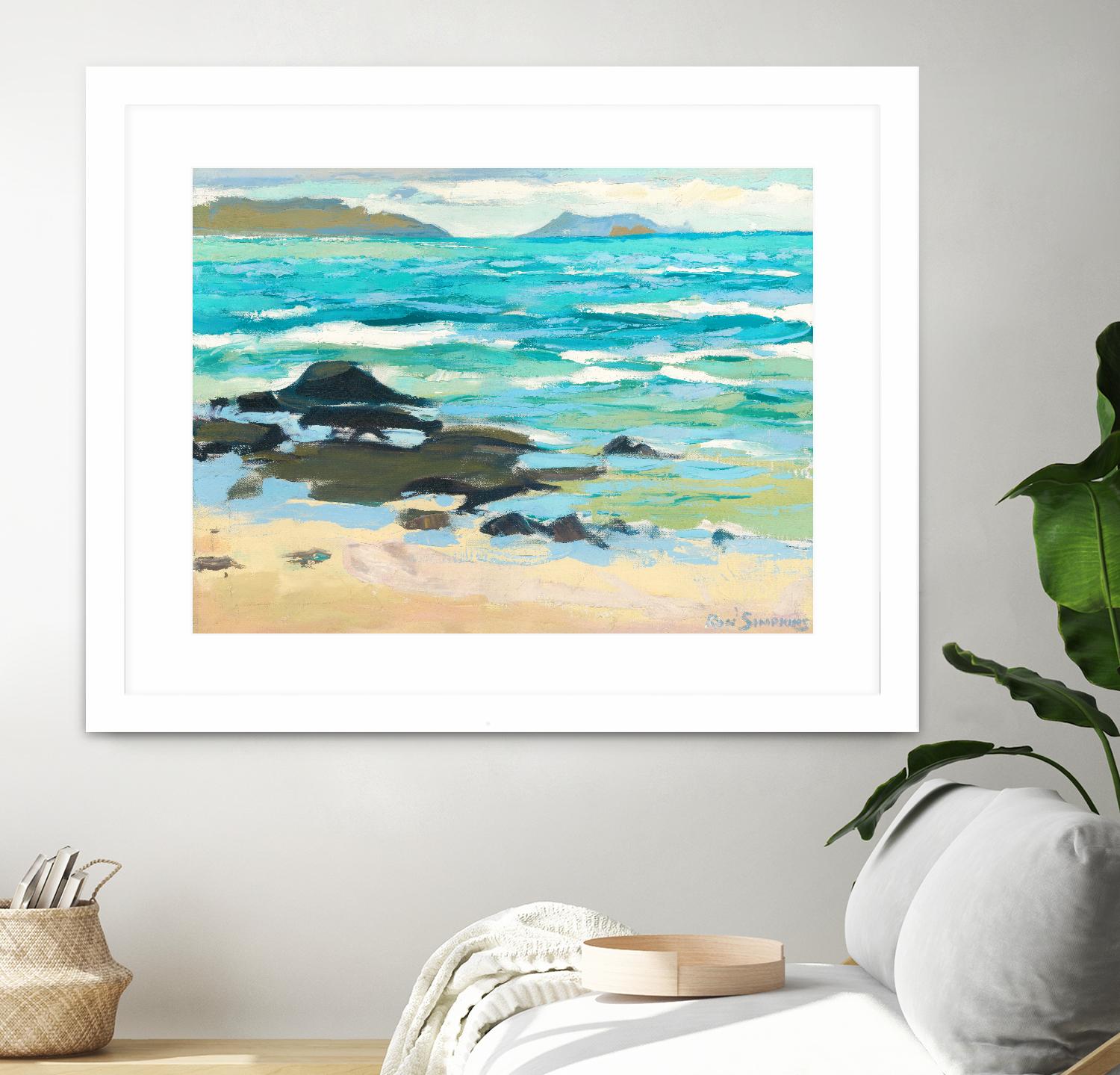 Hawaii 5.0 by Ron Simpkins on GIANT ART - blue landscape canadien