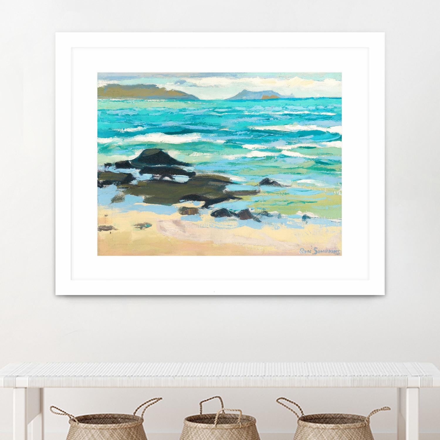 Hawaii 5.0 by Ron Simpkins on GIANT ART - blue landscape canadien