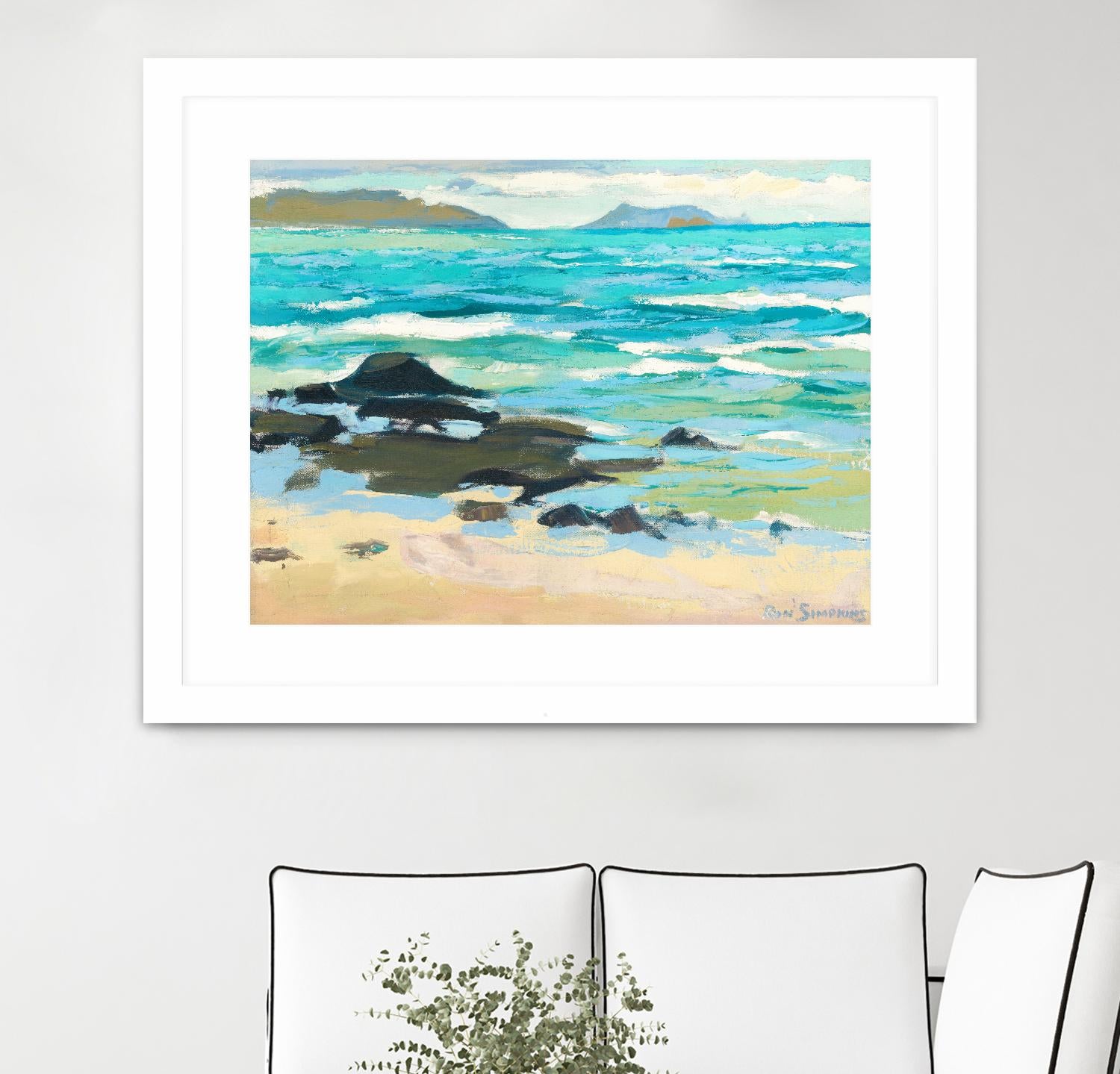 Hawaii 5.0 by Ron Simpkins on GIANT ART - blue landscape canadien